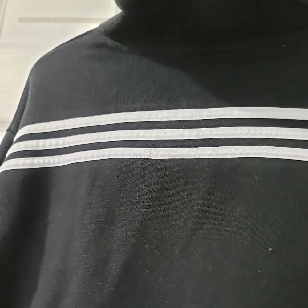 Adidas Youth Pull-Over Crop Hoodie Size L - Picture 10 of 15